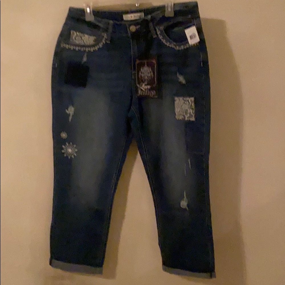 Blue wash jeans